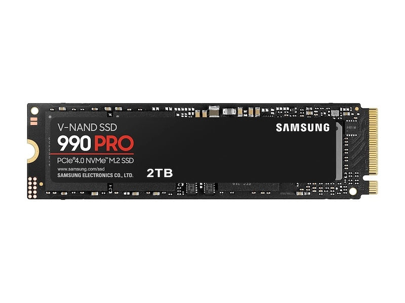 Samsung SSD MZ-V9P2T0B AM 990 PRO 2TB PCIe NVMe M.2 Retail product image from ASI
