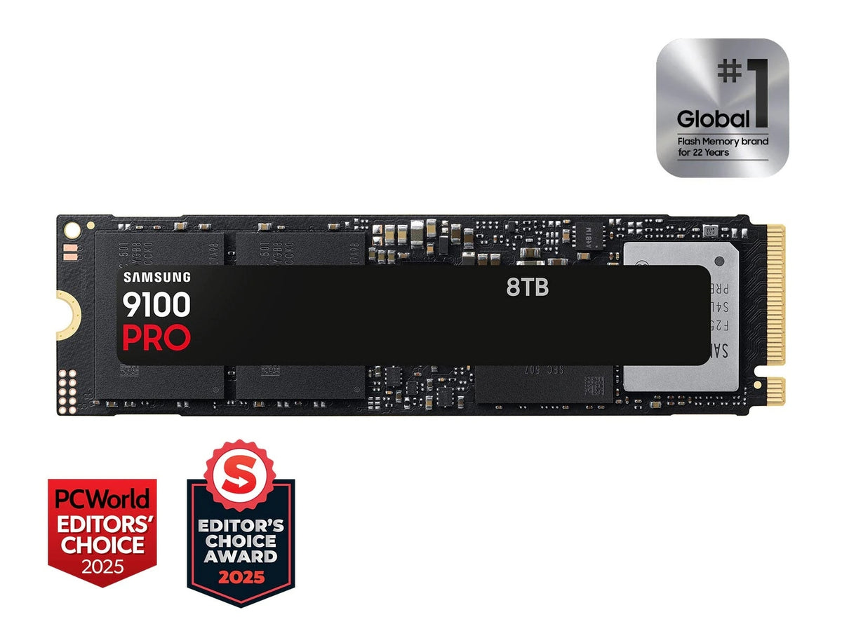 Samsung SSD MZ-VAP8T0B AM 8TB M.2 2280 9100 PRO PCIe5.0 Retail product image from ASI