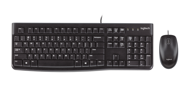 Logitech MK120 Wired Keyboard and Mouse Set