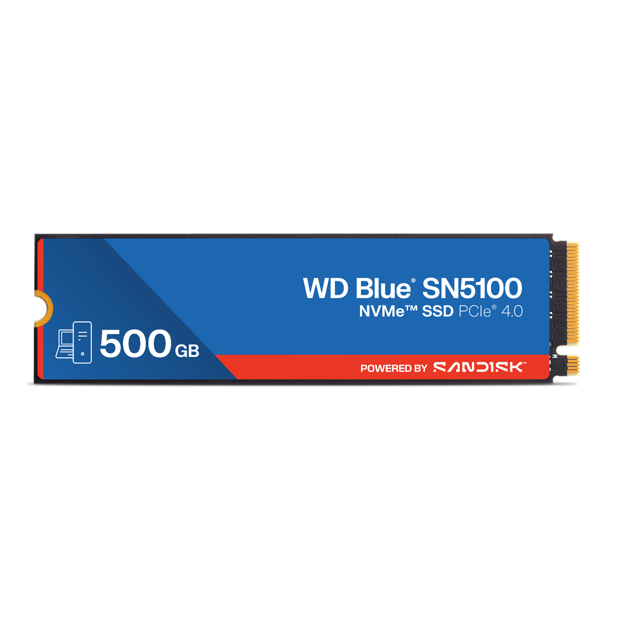 Sandisk SSD WDS500G5B0E 500GB M.2 NVMe BLUE SN5100 PCIe Retail