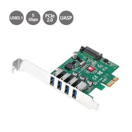 SIIG JU-P40A11-S1 4-Port USB 3.0 PCIe Card
