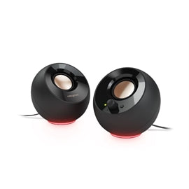 Creative Pebble SE RGB Desktop Speakers, Black