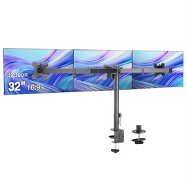 SIIG CE-MT0R12-S5 Triple Monitor Arm Mount